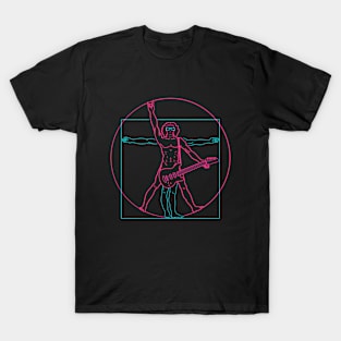 Vitruvian Man Rock Star T-Shirt